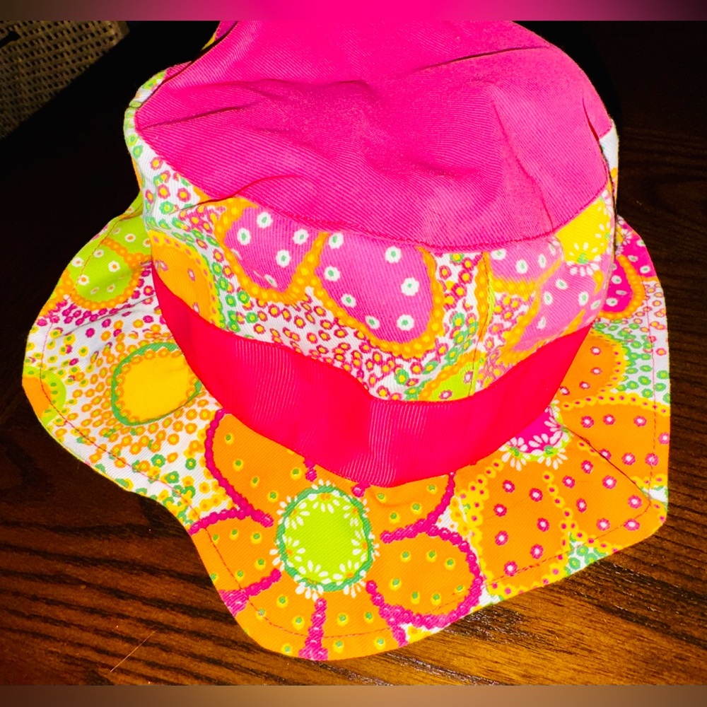 New Jamie Rae girls size 3-12 bucket hat handcrafted